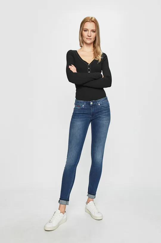 Tommy Jeans - Jeansy Sophie DW0DW04407 granatowy