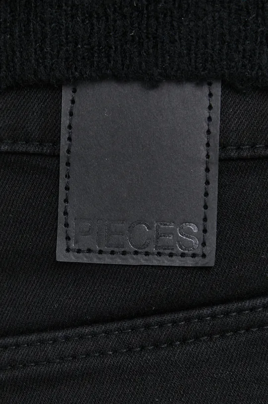 czarny Pieces jeansy