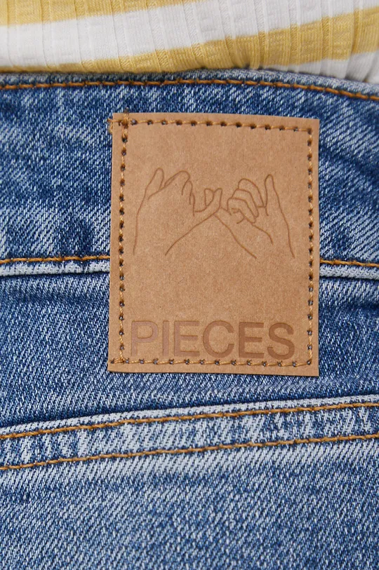 niebieski Pieces jeansy