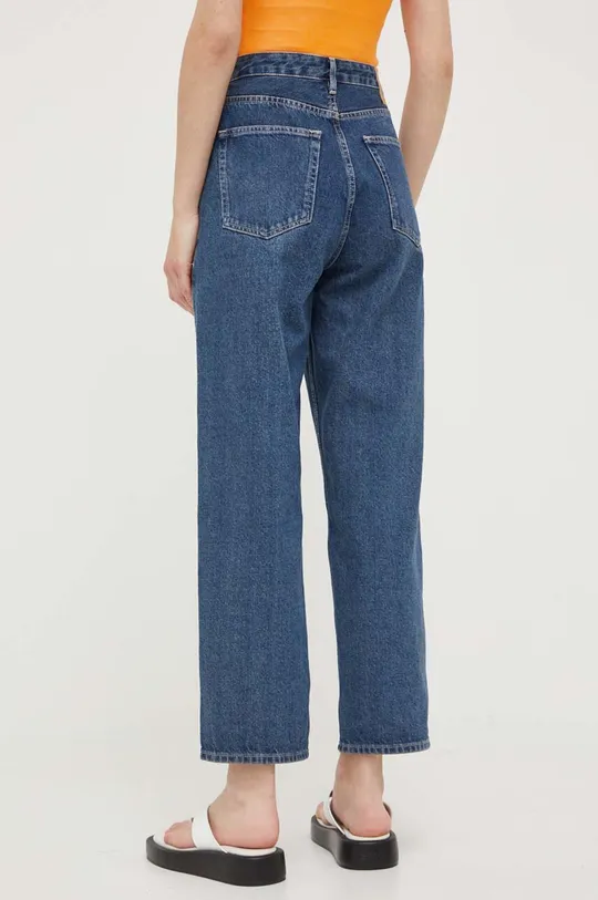 American Vintage jeansy bawełniane niebieski