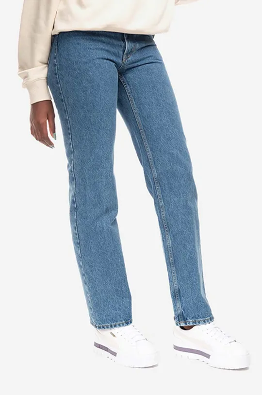Wood Wood jeans in cotone Ilo Rigid Denim Donna
