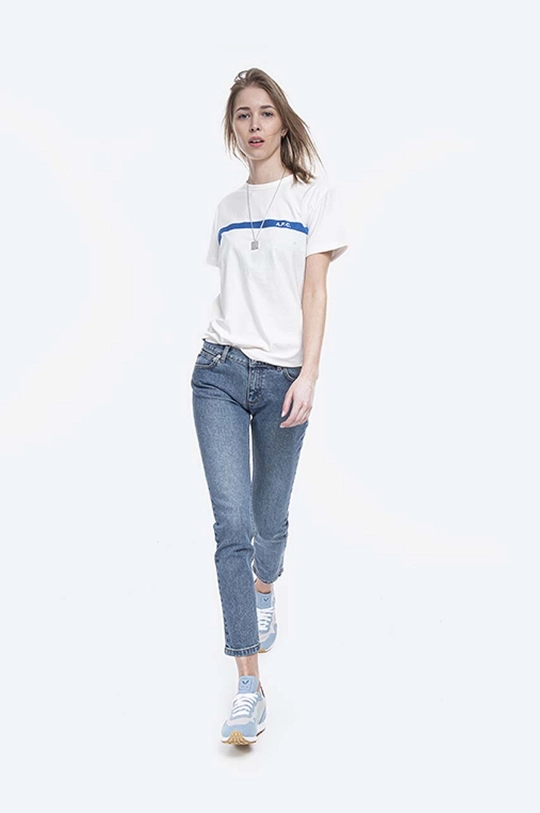 A.P.C. jeansy Jean Etroit Court niebieski