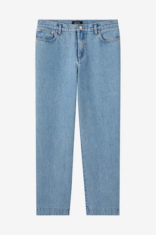 albastru A.P.C. jeans din bumbac