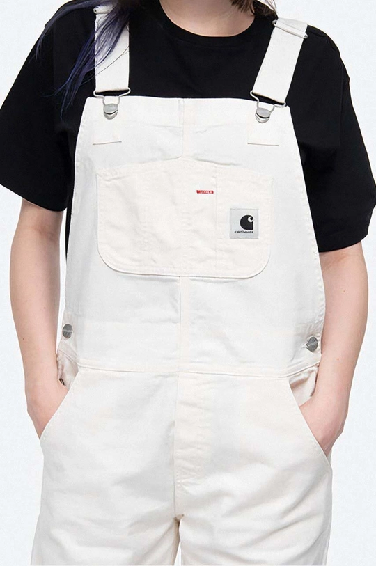 bílá Džínové lacláče Carhartt WIP Bib Overall