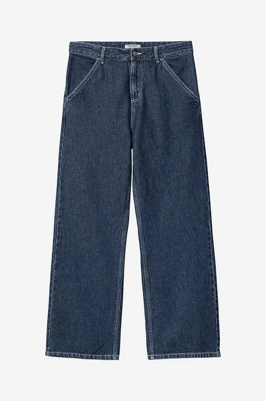 granatowy Carhartt WIP jeansy Simple