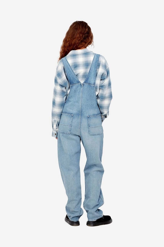 blue Carhartt WIP denim overalls