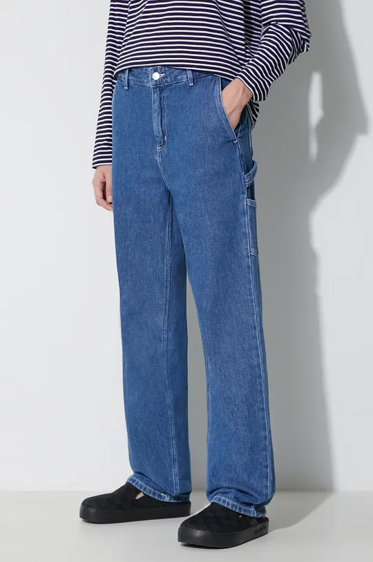 niebieski Carhartt WIP jeansy I031251 W Pierce Pant Straight