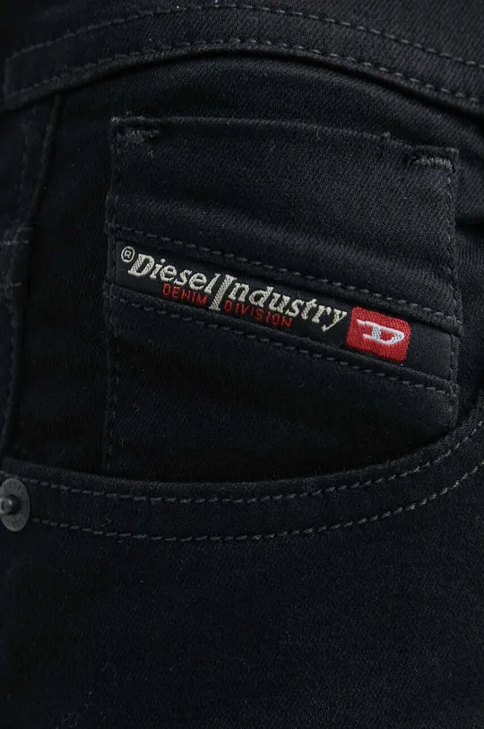 czarny Diesel jeansy 1986 SLANDY-HIGH