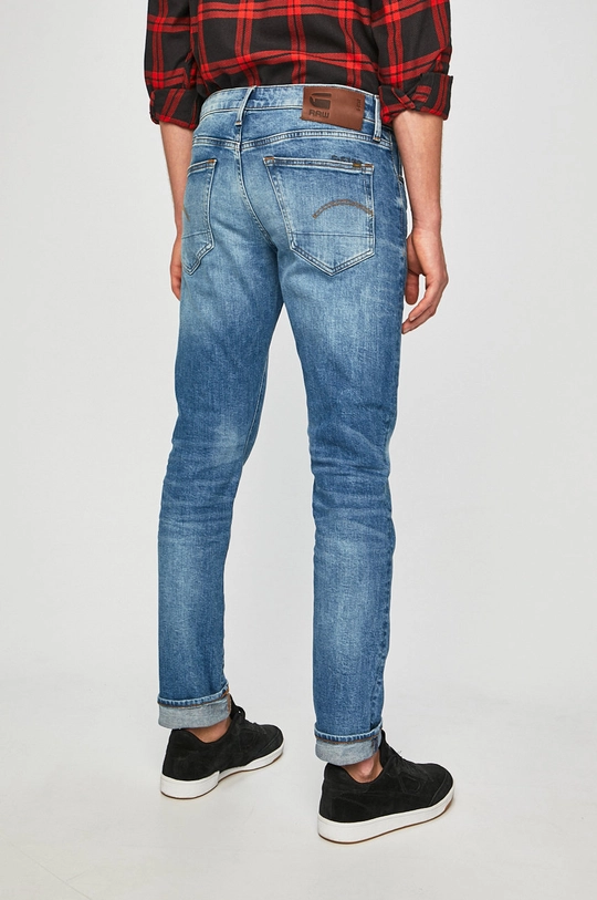 G-Star Raw - Jeansy 3301 Slim 51001.B631.A817 Materiał zasadniczy: 99 % Bawełna, 1 % Elastan, Podszewka kieszeni: 35 % Bawełna, 65 % Poliester