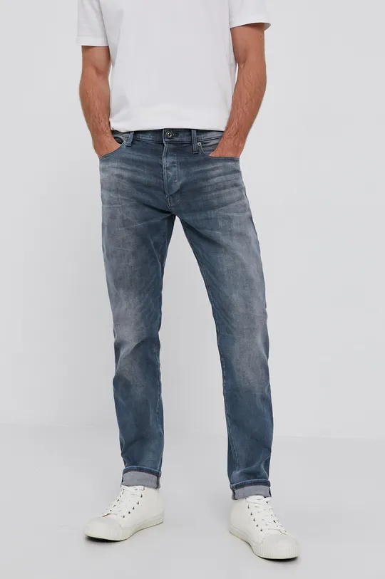 niebieski G-Star Raw - Jeansy 3301 51001.B604 Męski