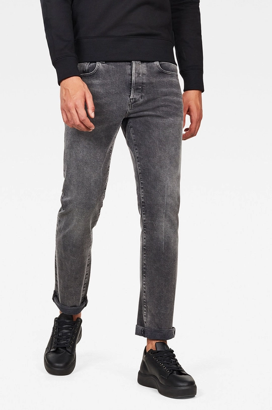 czarny G-Star Raw - Jeansy 3301 51002.B479 Męski