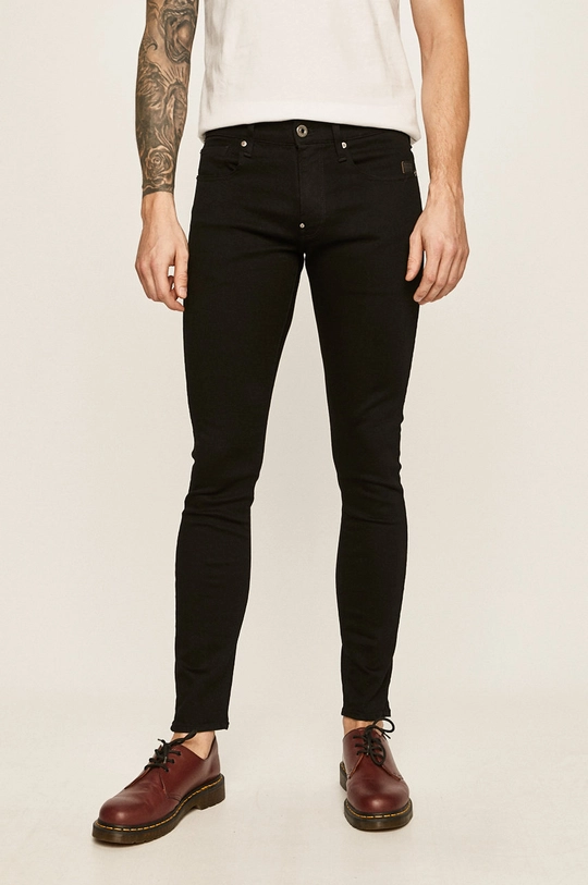 czarny G-Star Raw - Jeansy Revend 51010.B964.A810 Męski