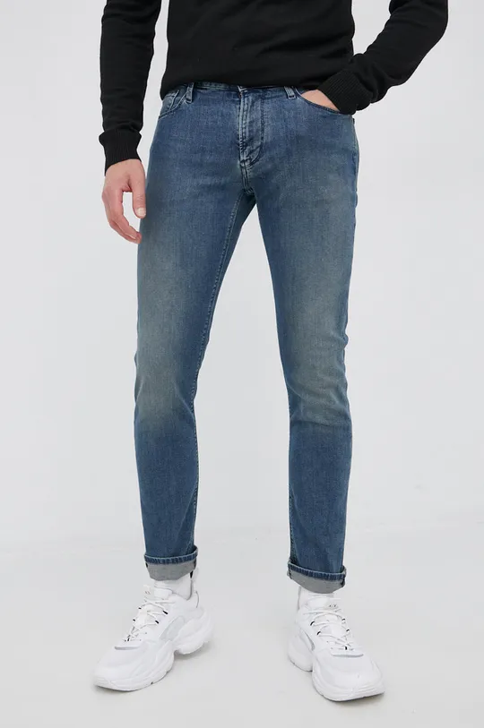 niebieski Emporio Armani jeansy Męski