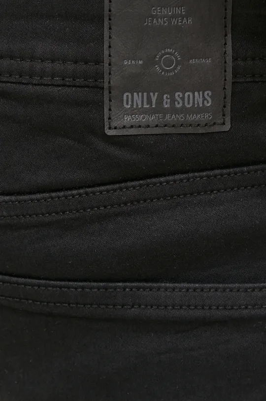 μαύρο Τζιν παντελόνι Only & Sons
