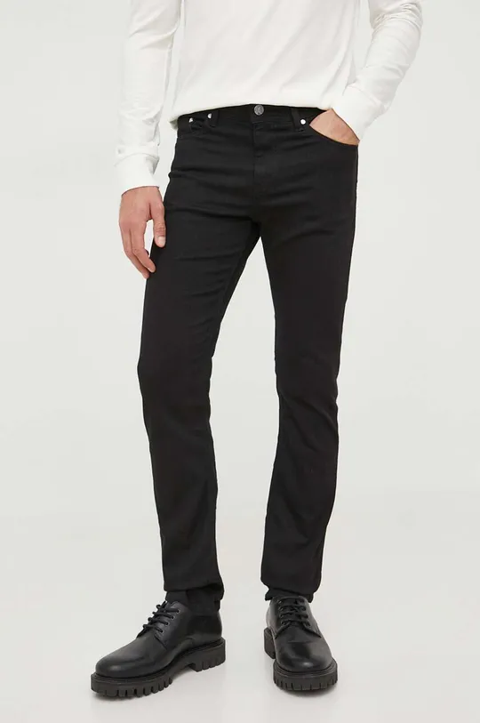 czarny Karl Lagerfeld jeansy Męski
