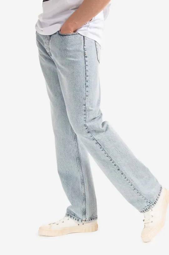 blue Wood Wood cotton jeans Al Rigid Denim Straight Fit