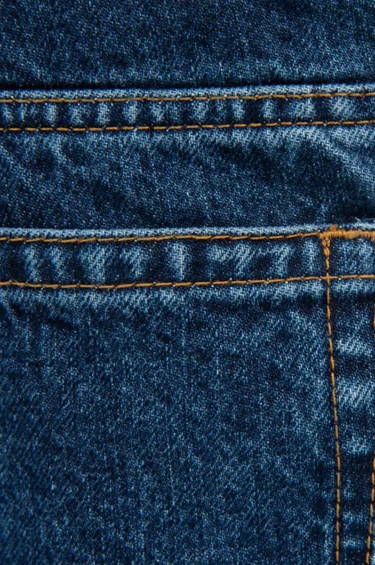 niebieski Wood Wood jeansy bawełniane Al Rigid Denim Straight Fit