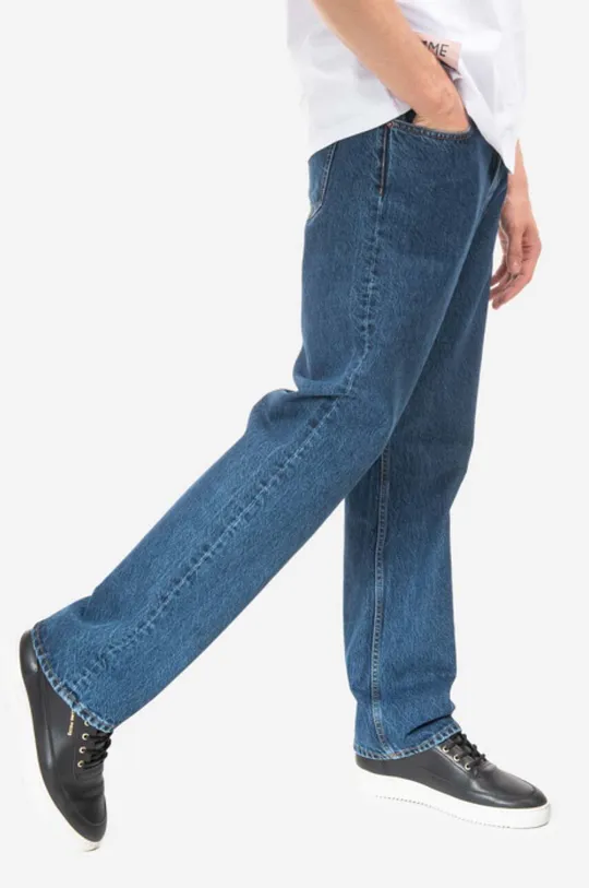 Хлопковые джинсы Wood Wood Al Rigid Denim Straight Fit