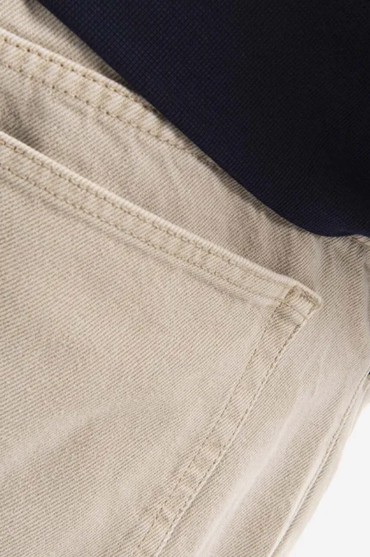 beżowy Wood Wood jeansy bawełniane Al Rigid Denim Straight Fit