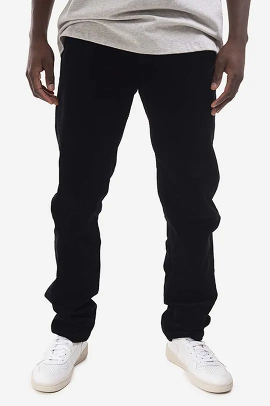 czarny A.P.C. jeansy bawełniane Petit Standard Męski