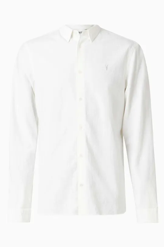 bela Bombažna srajca AllSaints