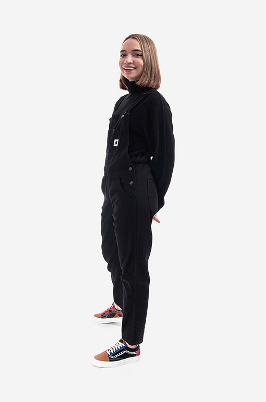 negru Carhartt WIP salopetă Bib Overall De bărbați