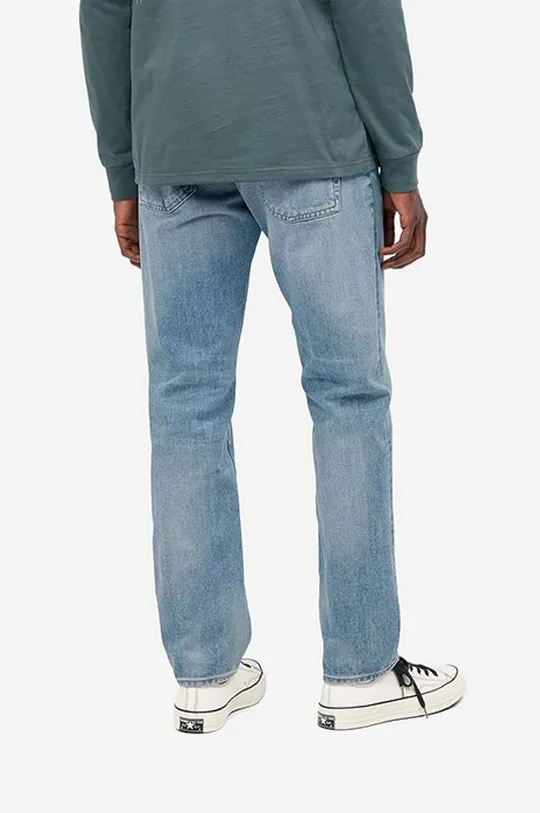 Carhartt WIP jeansy bawełniane Klondike Pant niebieski