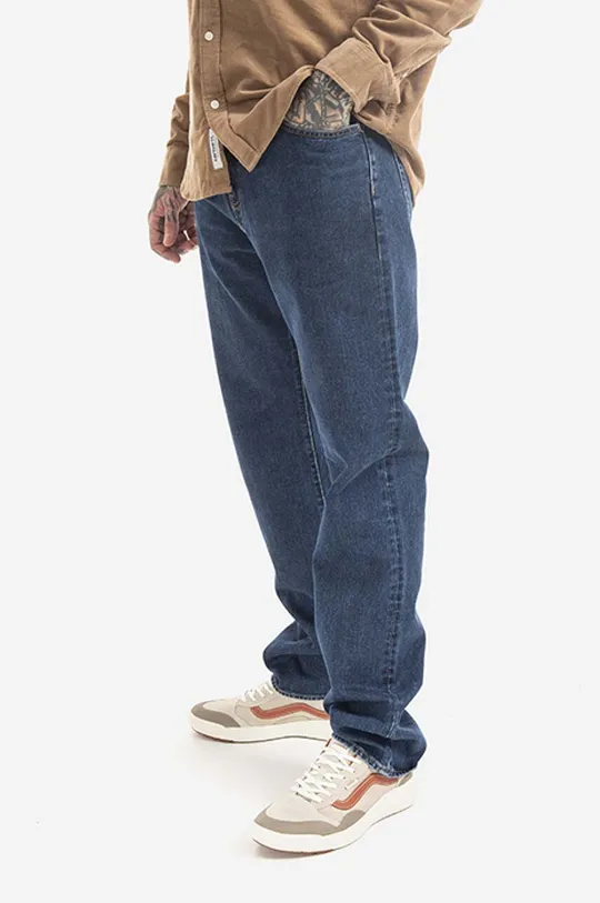granatowy Carhartt WIP jeansy Męski