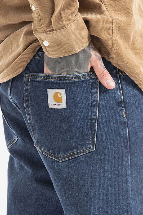 μπλε Βαμβακερό τζιν Carhartt WIP