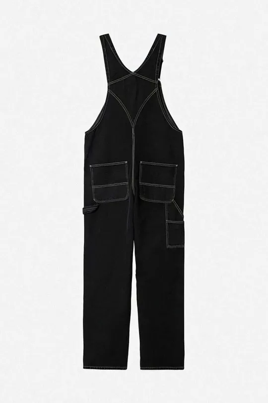 black Carhartt WIP cotton overalls