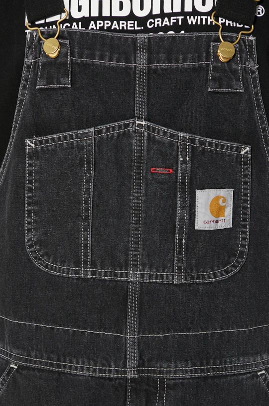 Bavlnené nohavice na traky Carhartt WIP Bib Overall Bib Overall čierna I022946