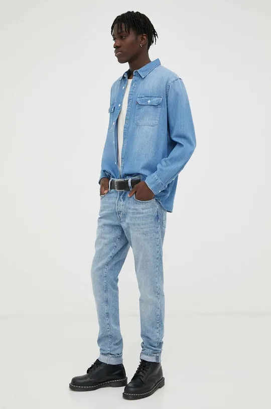 niebieski G-Star Raw jeansy Męski