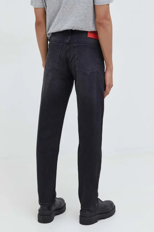 HUGO jeansy czarny