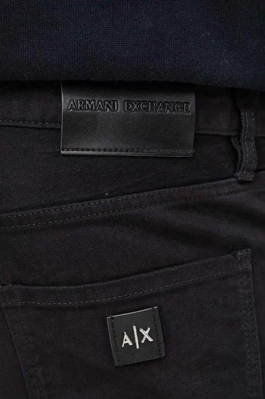 czarny Armani Exchange jeansy