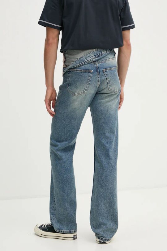 Odzież Y/Project jeansy EVERGREEN ASYMMETRIC JEANS 207PA001 niebieski