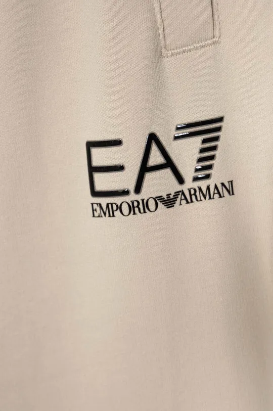 Dječji pamučni donji dio trenirke EA7 Emporio Armani 100% Pamuk