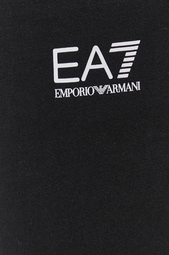 fekete EA7 Emporio Armani nadrág