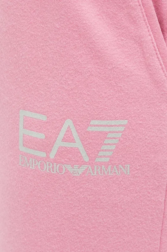 rosa EA7 Emporio Armani joggers