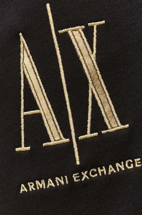 чёрный Хлопковые спортивные штаны Armani Exchange