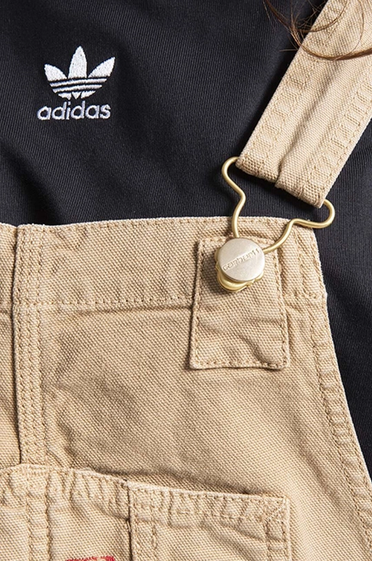 καφέ Παντελόνι εργασίας Carhartt WIP W Bib Overall