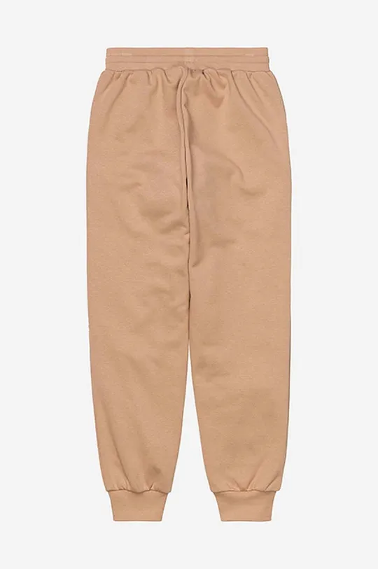 brązowy Carhartt WIP spodnie dresowe Script Embroidery