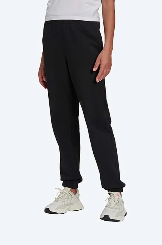 czarny adidas Originals spodnie dresowe Damski
