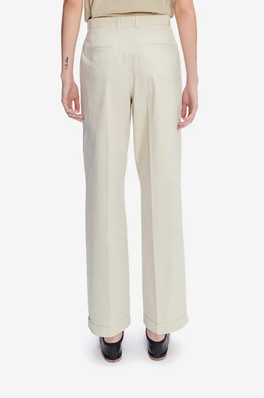 A.P.C. cotton trousers Grand Pantal Camila beige