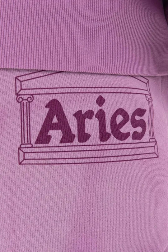 fioletowy Aries spodnie dresowe