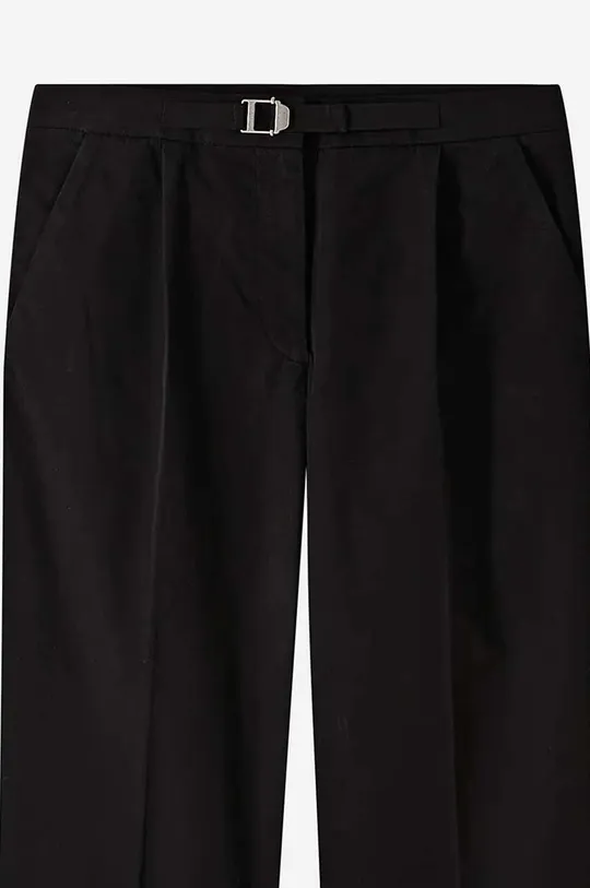 Βαμβακερό παντελόνι A.P.C. μαύρο