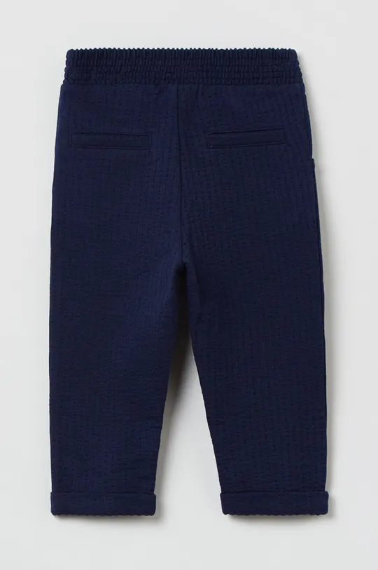 Παιδικό βαμβακερό παντελόνι OVS σκούρο μπλε