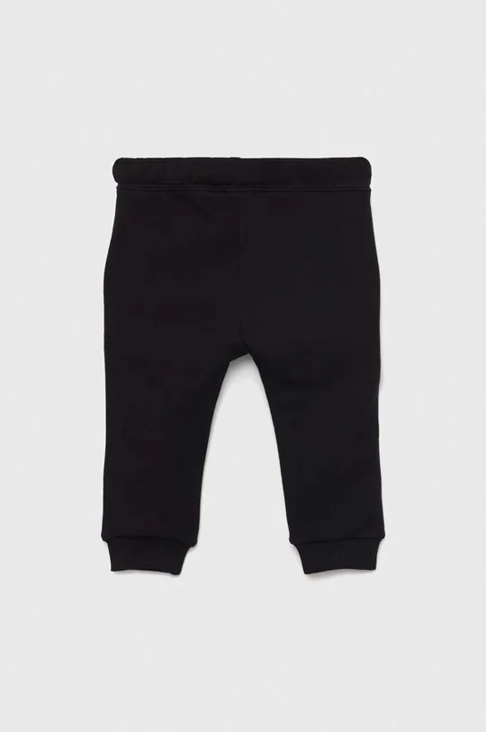 Детские хлопковые штаны United Colors of Benetton чёрный