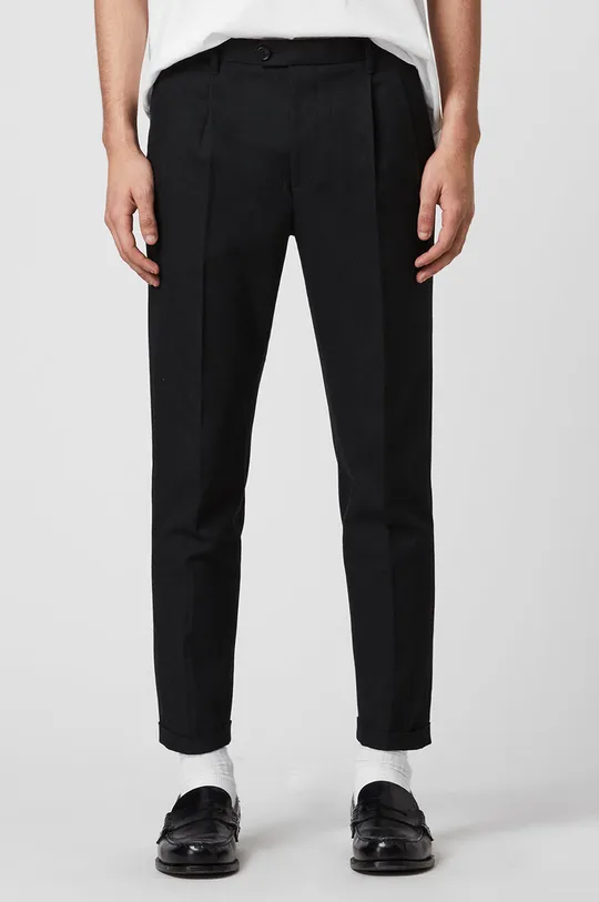 čierna AllSaints - Nohavice Tallis Trousers Pánsky