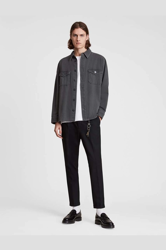 AllSaints Spodnie TALLIS TROUSER 100 % Bawełna