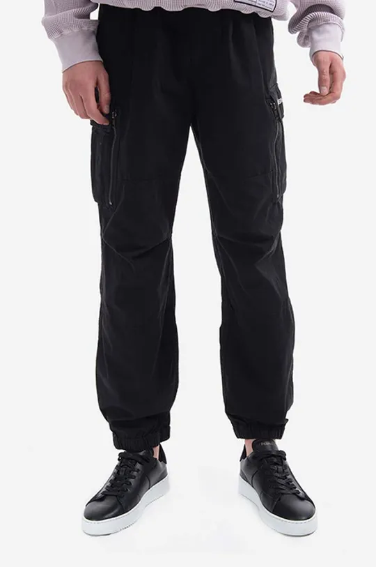 чёрный Брюки thisisneverthat Multi Zip Cargo Pant Мужской